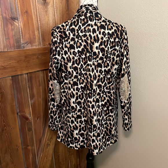 Leopard Cardigan/Sweater Jacket - Picture 4 of 10